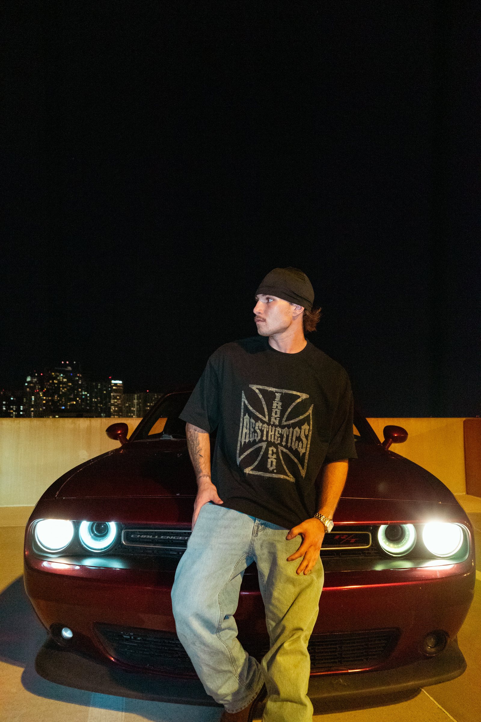 Classic Loose Boxy Tee — full look